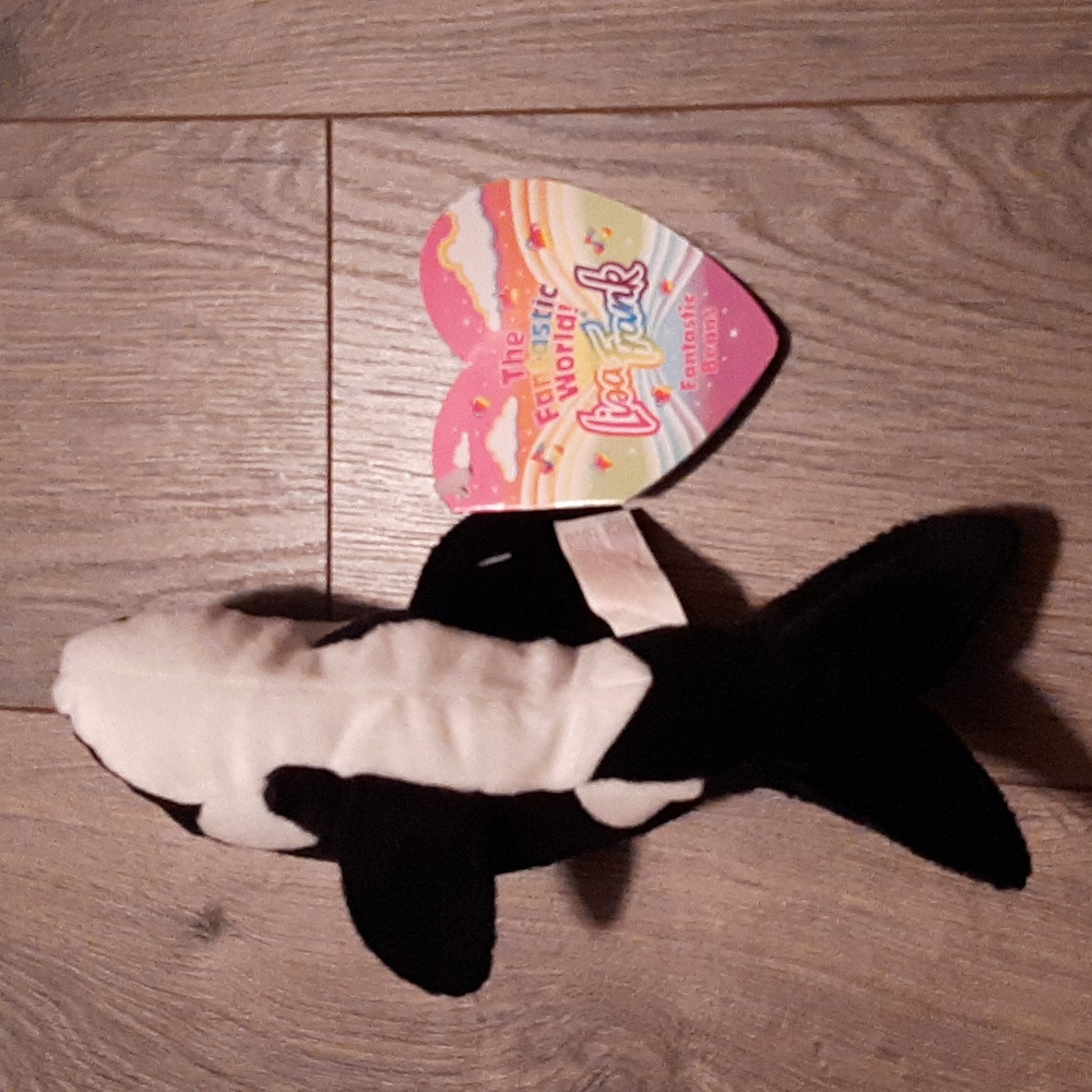 1998 Lisa frank max splash killer whale beanie baby - Picture 3 of 6